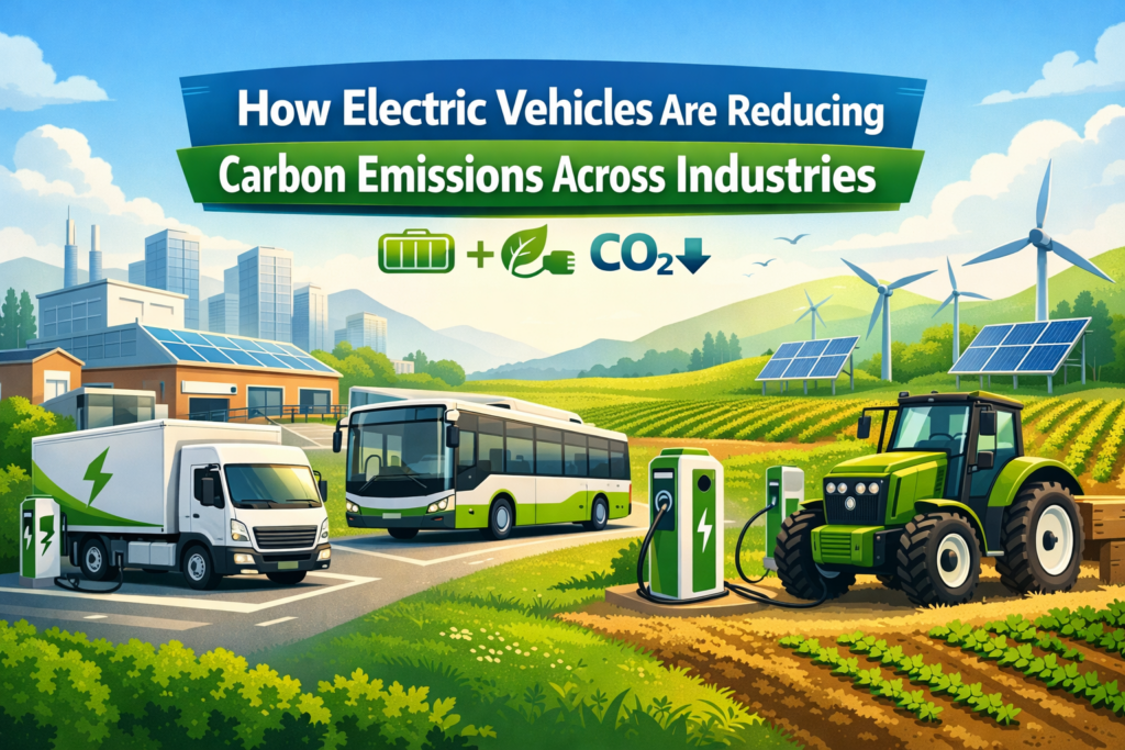 How Electric Vehicles Are Reducing Carbon Emissions Across Industries ...